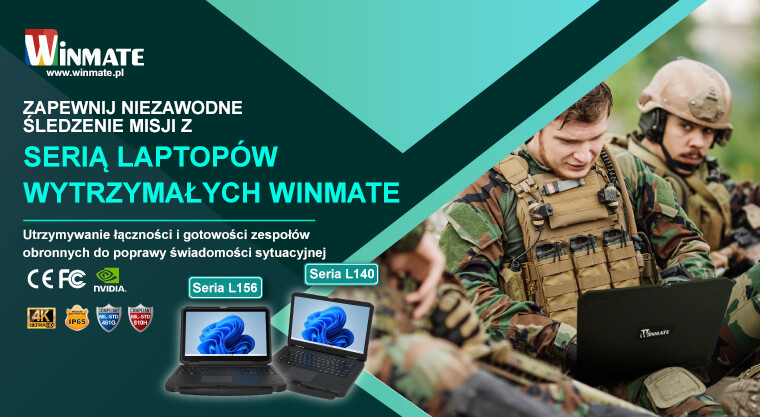 Seria laptopów wytrzymałych Winmate