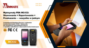 Rugged PDA Winmate MC432 do skanowania, raportowania i zarządzania danymi w logistyce